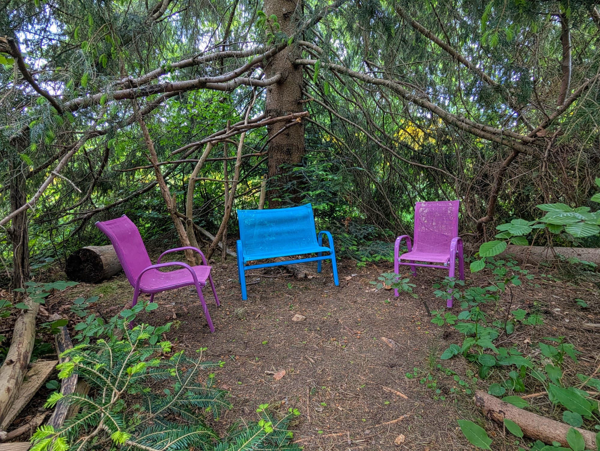 Coin des ecureuils enfants parc gite Haute-Loire