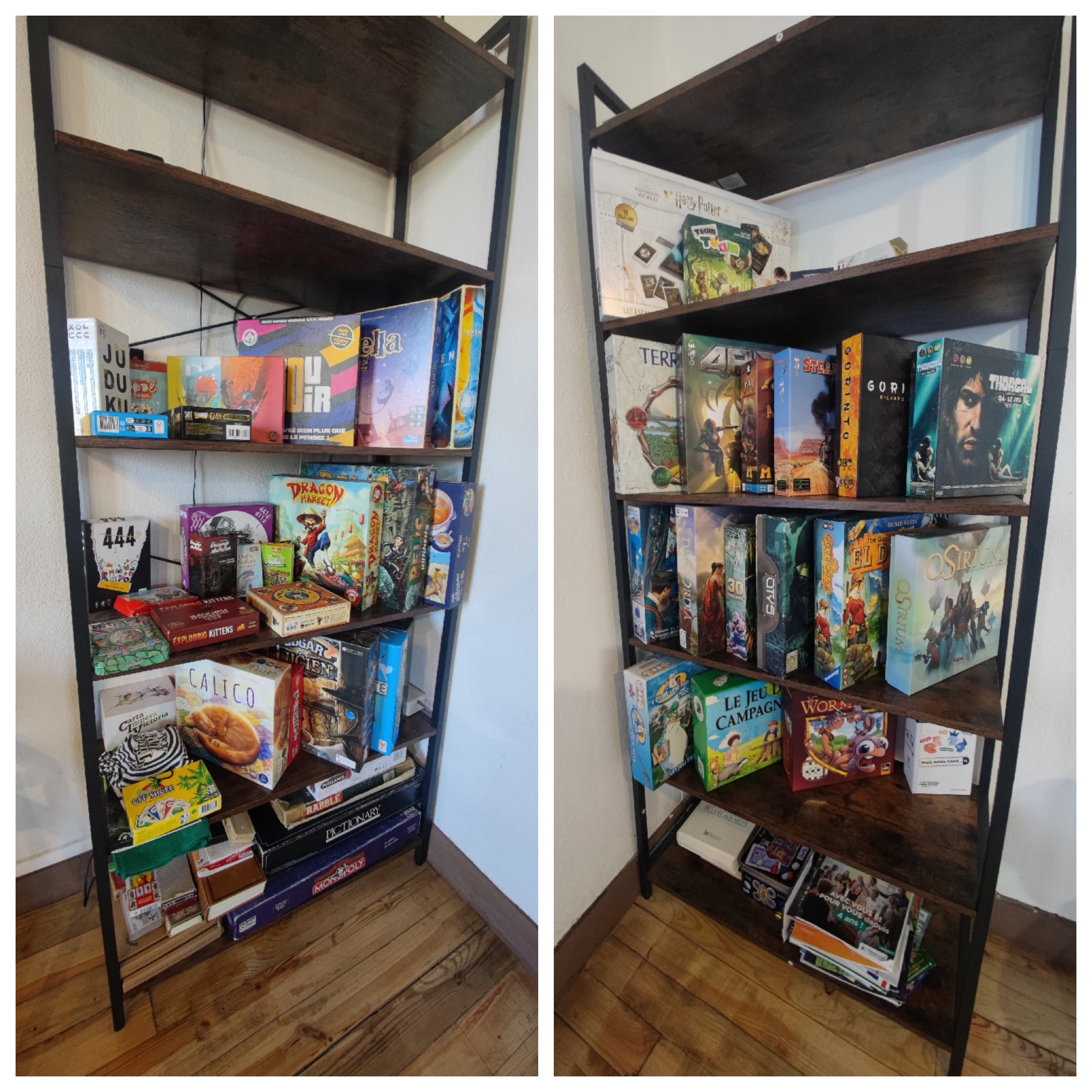 Jeux de societe bibliotheque gite Haute-Loire