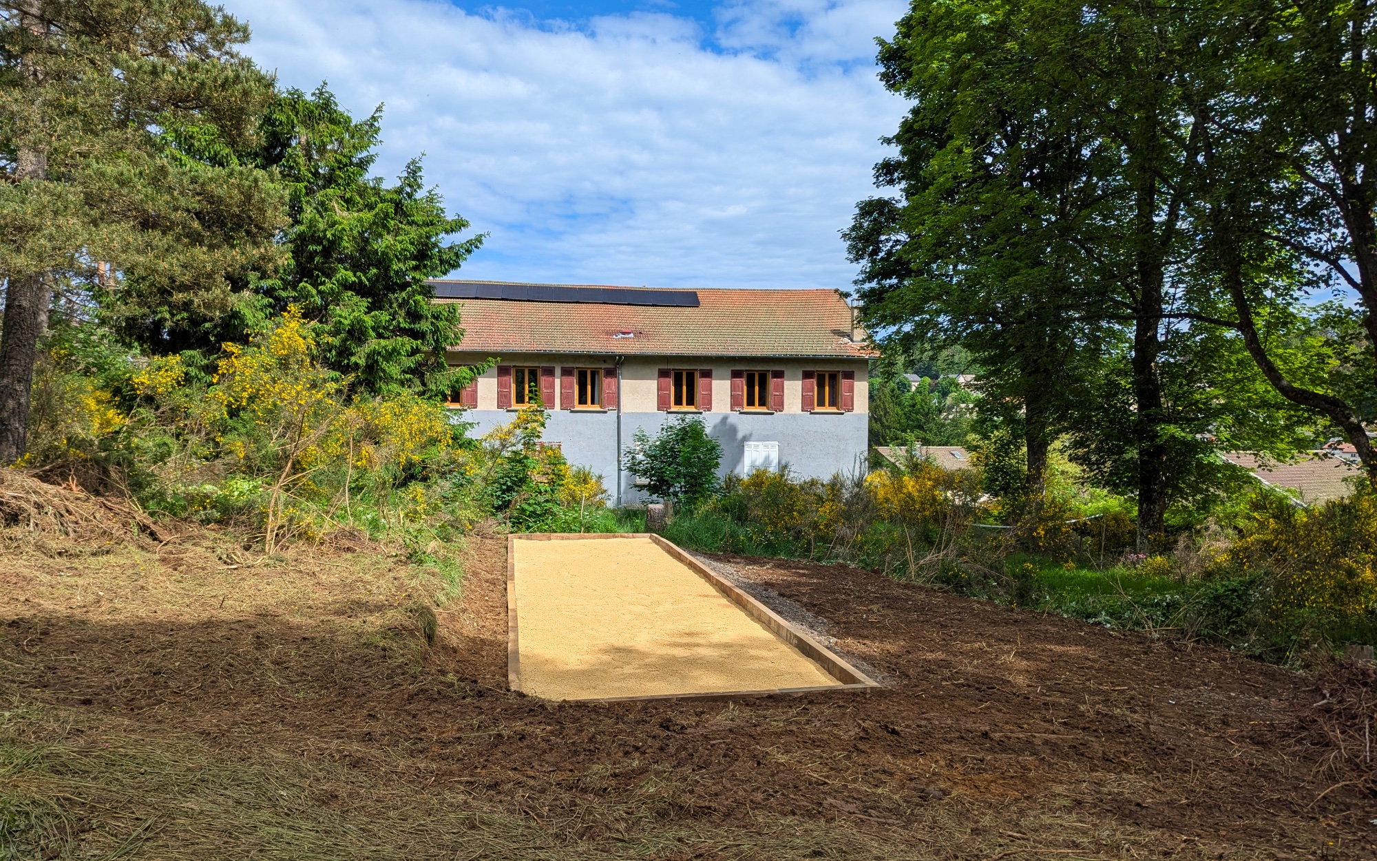 Terrain de pétanque